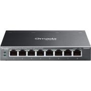 TP-Link Omada ES208GP netwerk- Managed L2 Gigabit Ethernet (10/100/1000) Power over Ethernet ( netwerk switch