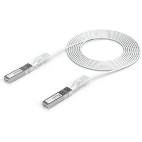 Ubiquiti UACC-Uplink-SFP28-3M InfiniBand en Glasvezelkabel DAC Wit