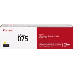 Canon 075 tonercartridge 1 stuk(s) Origineel Geel