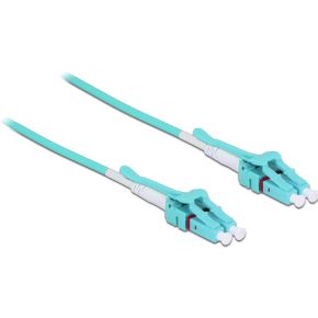 DeLOCK 1m, 2xLC InfiniBand en Glasvezelkabel LC Turkoois