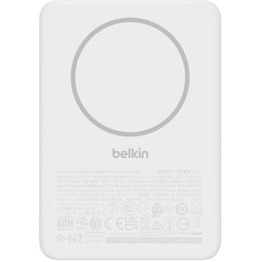 Belkin BPD010hqWH 5000 mAh Draadloos opladen Wit