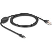 DeLOCK 64305 seriële kabel Zwart 1,8 m USB Type-C RS-232