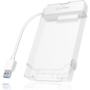 ICY BOX IB-AC703-U3 SATA III USB 3.0 Wit 2,5  behuizing