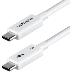 StarTech.com TBLT5MM1M240WWH Thunderbolt-kabel 1 m 120 Gbit/s Wit