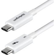 StarTech.com TBLT5MM80CM240WWH Thunderbolt-kabel 0,8 m 120 Gbit/s Wit