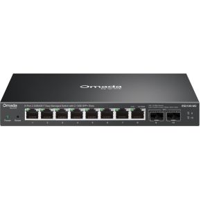 TP-Link ES210X-M2 netwerk-switch Managed 2.5G Ethernet (100/1000/2500) Bureaublad-/wandmontage Zwart