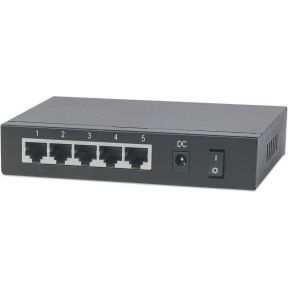 Intellinet PoE-Powered 5x Gigabit Zwart netwerk switch