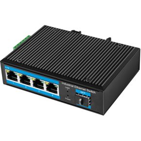 LogiLink NS204 netwerk-switch Unmanaged Gigabit Ethernet (10/100/1000) Zwart