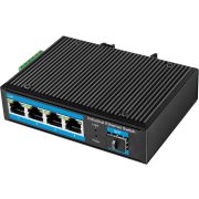 LogiLink NS204 netwerk- Unmanaged Gigabit Ethernet (10/100/1000) Zwart netwerk switch
