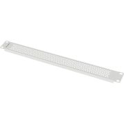 Lanberg Zaslepka do szaf 19 1U perforowana szara Blanco paneel
