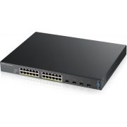 ZyXEL-XGS2210-28HP-Managed-L2-Gigabit-Ethernet-10-100-1000-Power-over-Ethernet-PoE-1U-Zwart-netwerk-switch