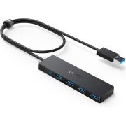 Anker Innovations A7516016 interface hub USB 3.2 Gen 1 (3.1 Gen 1) Type-A 5000 Mbit/s Zwart