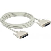 DeLOCK 84537 seriële kabel Beige 5 m D-Sub 25 Pin