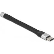 DeLOCK 86942 mobiele telefoonkabel Zwart, Zilver 0,1 m USB C 3.5mm