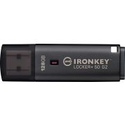 Kingston Technology IronKey 128GB Locker Plus 50 G2, FIPS 197, AES-256