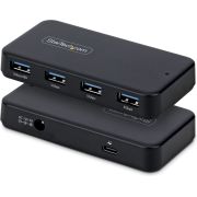 StarTech.com 4-Port USB-A Hub, 5Gbps, Self Powered, 2-in-1 USB-C en USB-A Host Kabel, 1x BC 1.2 Char