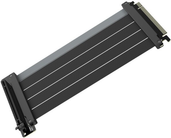 Flexibele GPU Riser Kabel, PCIE 4.0 X16 Riser Kabel, Hoge Snelheid Flexibele Verlengkaart Uitbreidingspoort 90 Graden GPU Verlengkabel voor RTX 4090 (Wit