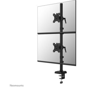 Neomounts DS60-600BL2V Monitorarm voor twee schermen 10-32