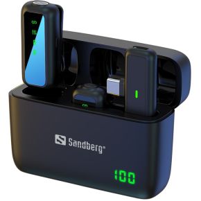 Sandberg 126-55 microfoon Zwart Microfoon met bevestigingsclip