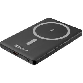 Sandberg 320-96 powerbank Lithium 5000 mAh Draadloos opladen Zwart