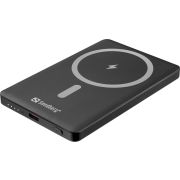Sandberg 320-96 powerbank Lithium 5000 mAh Draadloos opladen Zwart