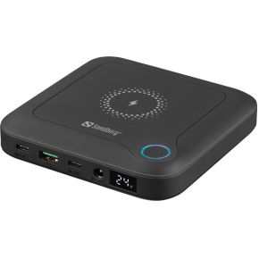 Sandberg 421-46 powerbank Lithium-Ion (Li-Ion) 25000 mAh Draadloos opladen Zwart