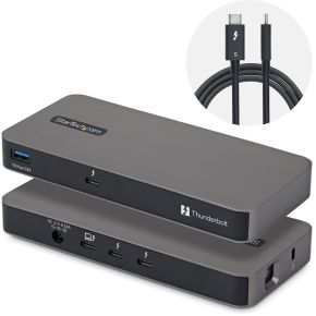 Startech StarTech.com 4-Port Thunderbolt&trade; 5 Hub met Thunderbolt&trade; Share KVM, 80/120Gbps, 8K Multi-