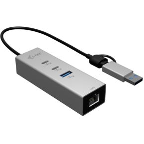I-tec USB-C/USB-A Metal HUB 3 (2x USB-C, 1x USB-A) Port + 2.5GLAN