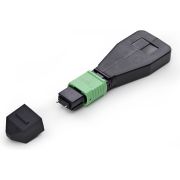 StarTech.com LOOPBACKMTPSM9125M netwerkkabeltester Glaskabeltester Zwart, Groen