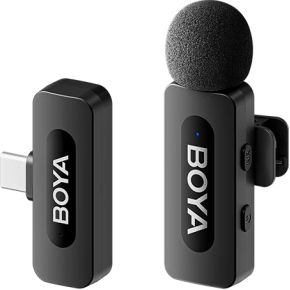 BOYA BY-V10 (V2.0) Zwart Microfoon met bevestigingsclip
