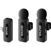 BOYA BY-V2 (V2.0) microfoon Zwart Microfoon met bevestigingsclip