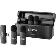 BOYA BY-V4U Zwart Microfoon met bevestigingsclip