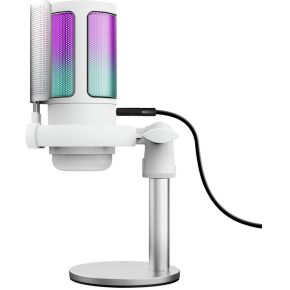 Trust GXT 238W Auron Grijs / Wit Podcastmicrofoon
