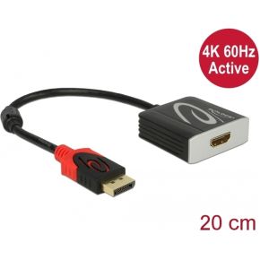 Delock 62734 Displayport Hdmi Zwart Kabeladapterverloopstukje delock kopen in de aanbieding