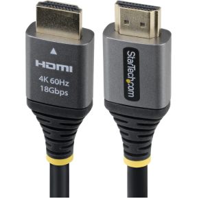 StarTech.com HDMMV5F HDMI kabel 1,5 m HDMI Type A (Standaard) Zwart, Zilver