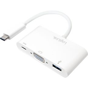 Logilink 014M 2Xusb Cvgausb A C Vga Usb A Wit logilink kopen in de aanbieding