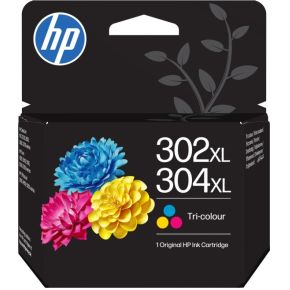 HP 302XL/304XL originele drie-kleuren inktcartridge