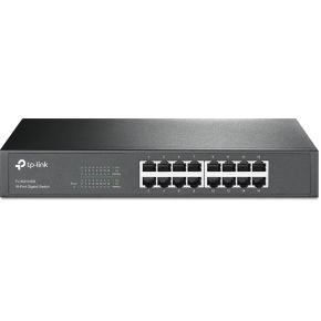 TP-Link TL-SG1016D(UN) netwerk-switch Unmanaged L2 Gigabit Ethernet (10/100/1000) Zwart