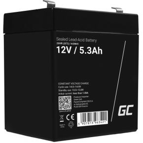 Green Cell AGM45 UPS-accu Sealed Lead Acid (VRLA) 12 V 5,3 Ah