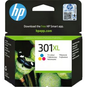 HP 301XL originele high-capacity drie-kleuren inktcartridge