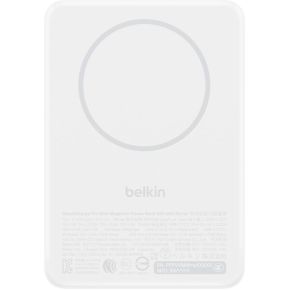Belkin BPD016hqWH 5000 mAh Draadloos opladen Wit
