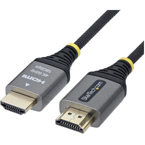 StarTech.com HDMI2-FLEX-4K60-1M HDMI kabel HDMI Type A (Standaard) Zwart, Zilver