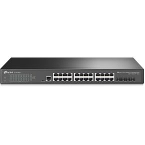 TP-Link JetStream TL-SG3428X netwerk-switch Managed L2+/L3 Gigabit Ethernet (10/100/1000) 1U Zwart