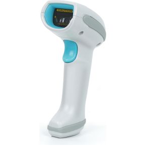 Digitus Advanced Barcode Scanner, Corded, 1D/2D Draagbare streepjescodelezer 1D/2D CMOS Wit, Benzine