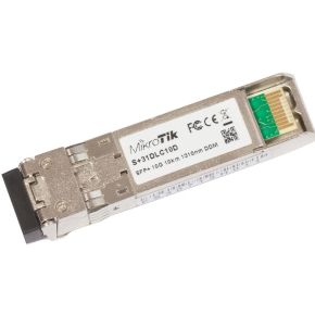 Mikrotik S+31DLC10D netwerk transceiver module Vezel-optiek 10000 Mbit/s SFP+ 1310 nm