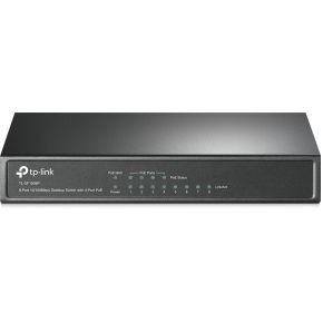 TP-LINK TP-Link TL-SF1008P netwerk-switch Unmanaged Fast Ethernet (10/100) Power over Ethernet (PoE) Olijf