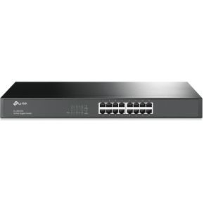 TP-LINK TP-Link TL-SG1016 netwerk-switch Unmanaged Gigabit Ethernet (10/100/1000) 1U Zwart