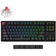 Keychron C3 Pro - Mechanical - US - Hot Swap, RGB Backlight, Red Switch, 80% - Black Toetsenbord