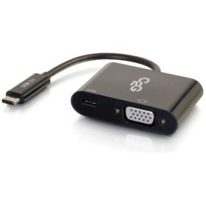 Cables To Go C2G Cblusb C To Vgausb C Charging Black Vga cables to go kopen in de aanbieding