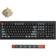 Keychron V6 Ultra - Wireless Mechanical - US - Hot Swap, RGB Backlight, Banana Switc Toetsenbord